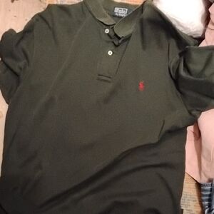 Polo by Ralph Lauren Green Classic Polo Shirt Medium Mens